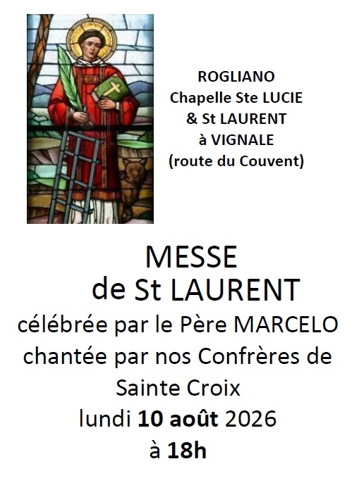 AFFICHE MESSE ST LAURENT