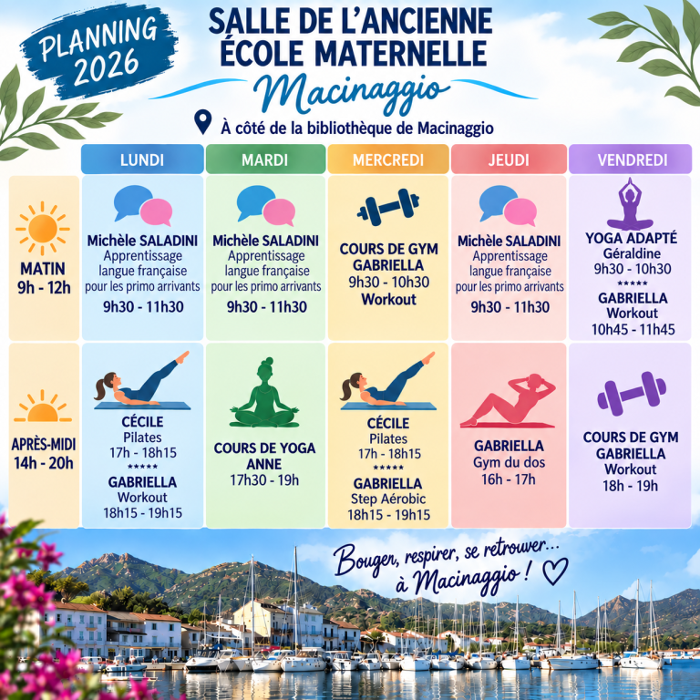 AFFICHE OCCUPATION SALLE EX MATERNELLE 2026